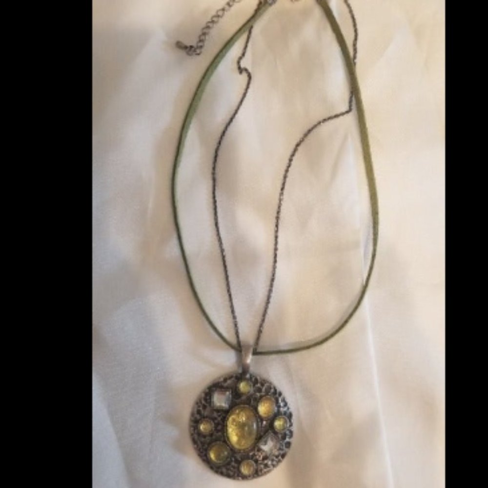 Lia Sophia Green Necklace